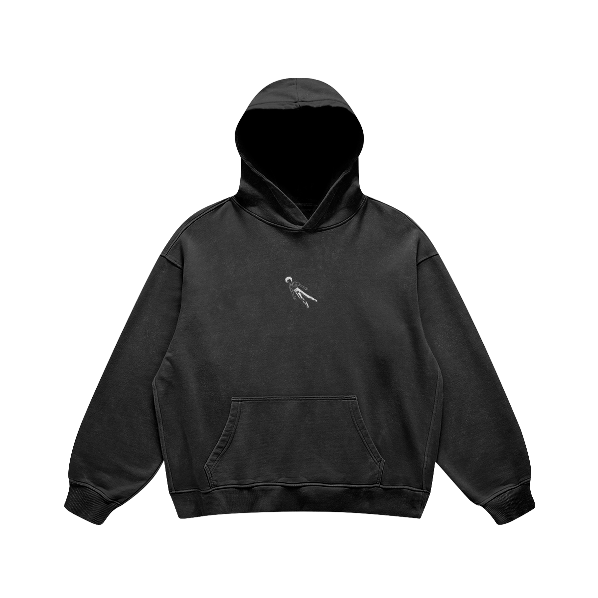 shinji ikari neon genesis evangelion hoodie black - Kaishi